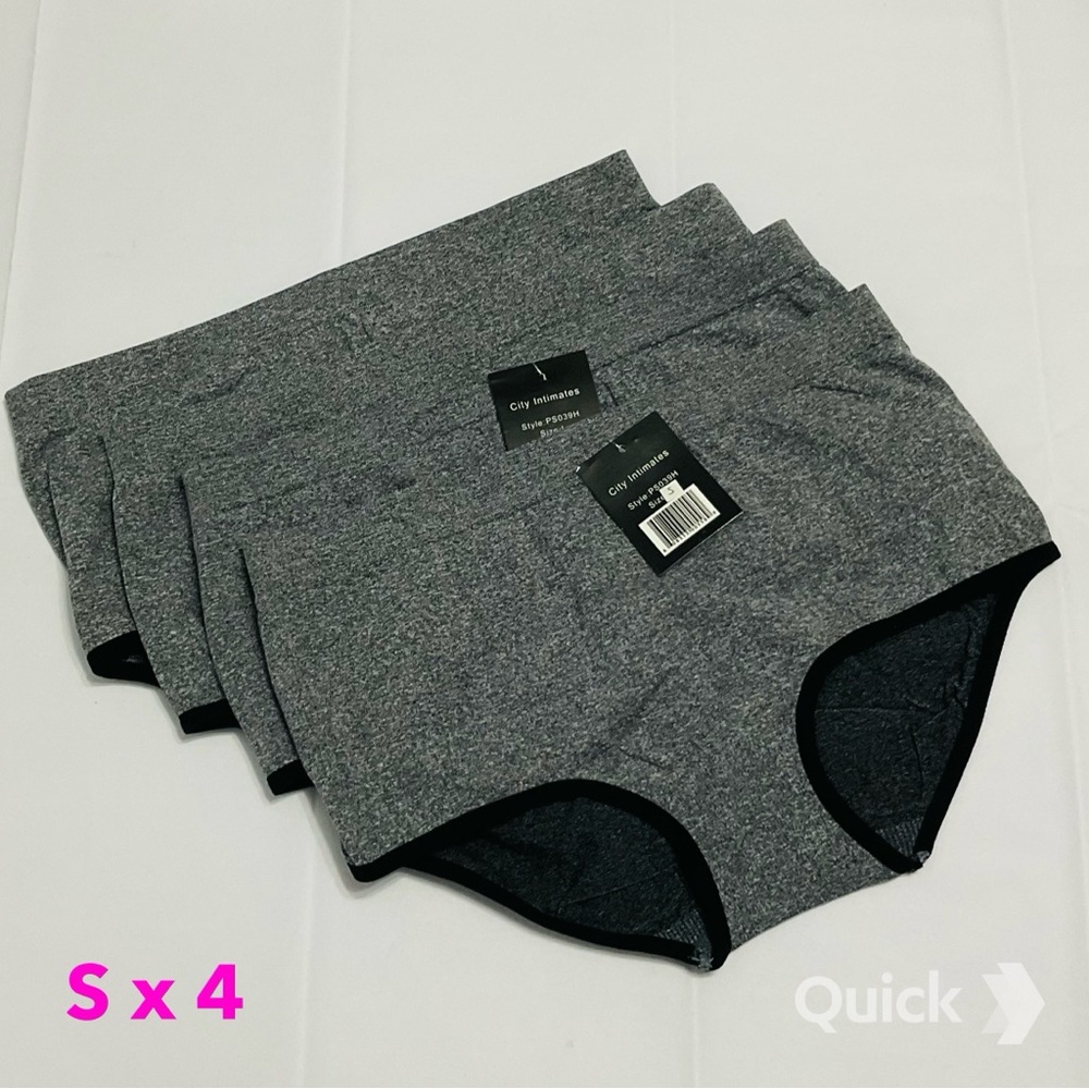 S - New Soft Seamless Panties - 4 pcs set